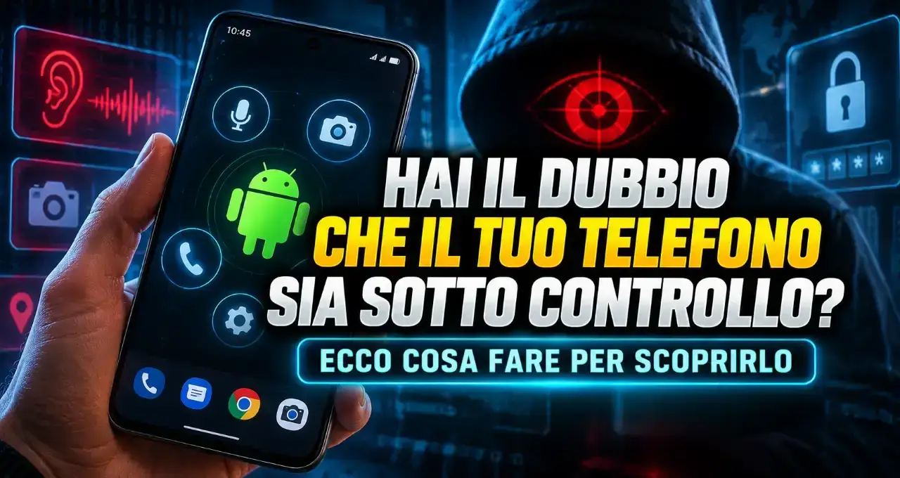 Hai il dubbio che il tuo telefono sia sotto controllo? Ecco cosa fare per scoprirlo
