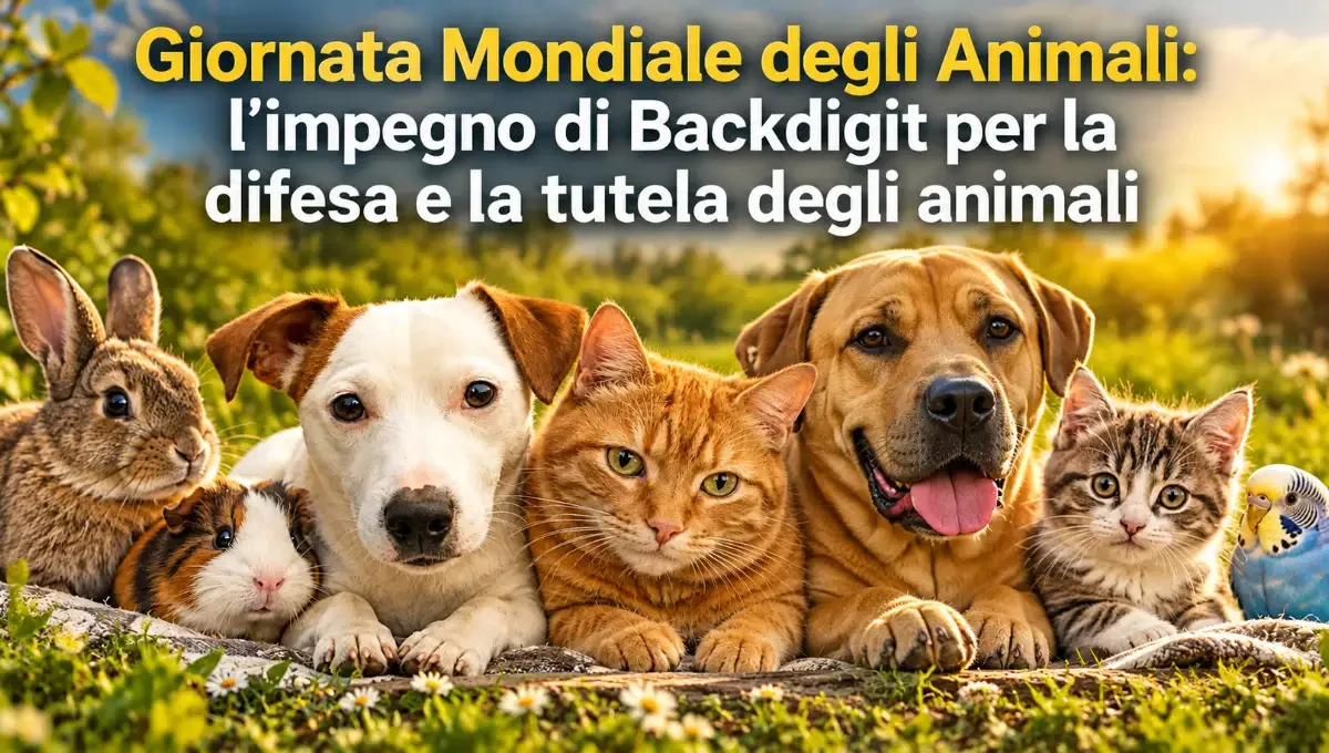 Giornata Mondiale degli Animali: l’impegno di Backdigit