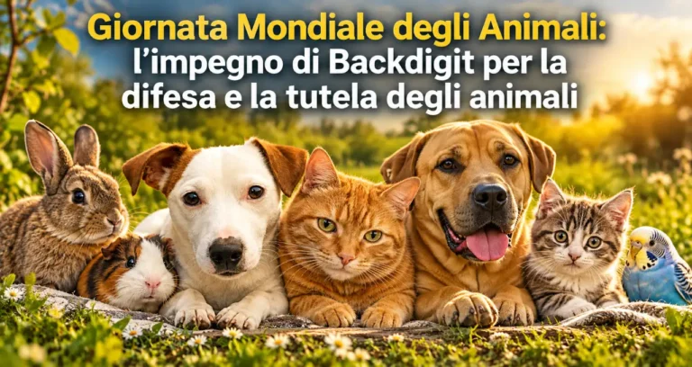 Giornata Mondiale degli Animali: l’impegno di Backdigit