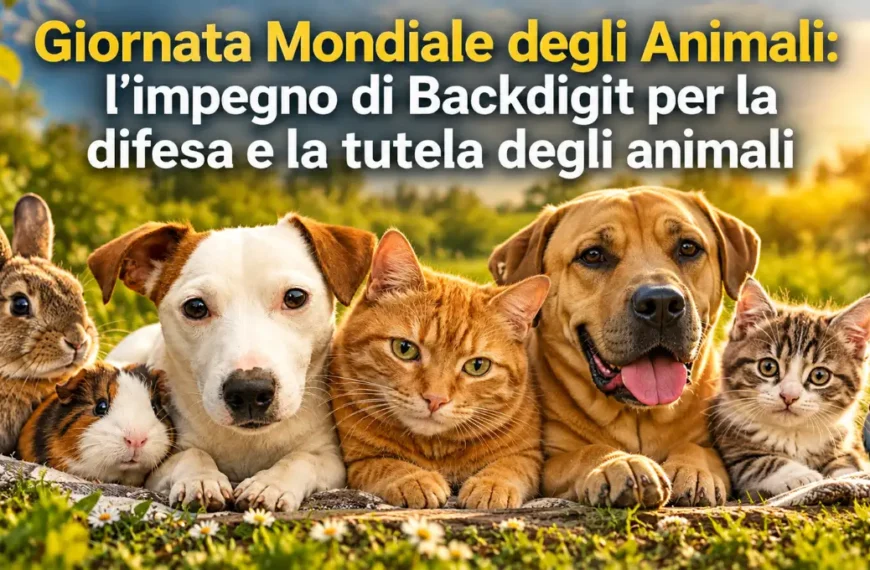 Giornata Mondiale degli Animali: l’impegno di Backdigit